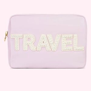 NWT Stoney Clover Lane Lilac Travel Pearl Large Pouch